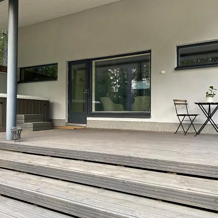 Sauna In Nuuksio With Private Hot Tub Chalet Espoo