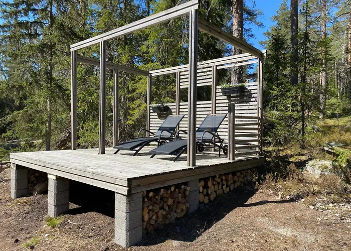 샬레 Sauna In Nuuksio With Private Hot Tub *